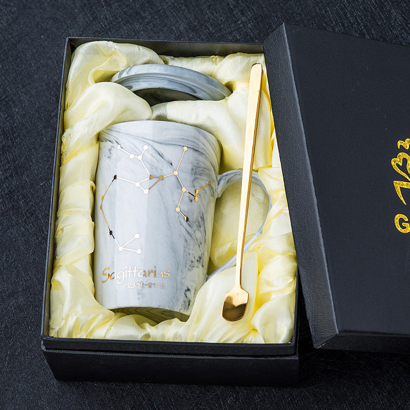 Nordic Creative Ceramic Mug Twelve Constellation Mug